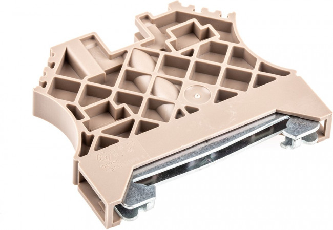 WEW35/2, Держатель с PA6.6 для разъемов на шину для TS35 бежевый