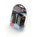 ROBITON K3000S 3000мА с насадками Micro- и Mini-USB BL1, Адаптер/блок питания автомобильный ROBITON K3000S 3000мА с насадками Micro- и Mini-USB BL1, Адаптер/блок питания автомобильный