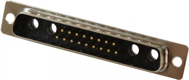 682M21WA4PL001, D-Sub Mixed Contact Connectors Coax Combo D Solder Cup 21WA4/M/50O/SC