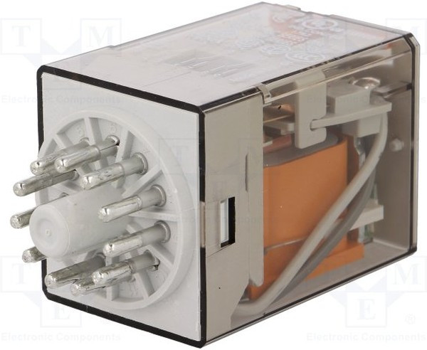 60.13.8.230.0054, Реле: электромагнитное, 3PDT, Uобмотки: 230ВAC, 10A/250ВAC, 2,2ВА