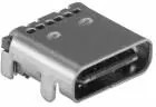 KUSBX-SMT-CS2-BTR, USB Connectors TOP MNT USB 3.1 C 2R BLK INSL GLD FLASH