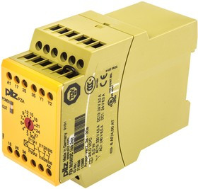 774030, Single-Channel Speed/Standstill Monitoring Safety Relay, 24V dc, 1 Safety Contacts