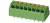PCB terminal, 8 pole, pitch 3.5 mm, AWG 24-16, 16 A, spring-clamp connection, green, 1861991 PCB terminal, 8 pole, pitch 3.5 mm, AWG 24-16, 16 A, spring-clamp connection, green, 1861991