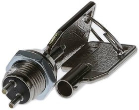 KO106A102, Переключатель: замок для РЭА; Фикс.пол: 2; Алгоритм раб: OFF-ON