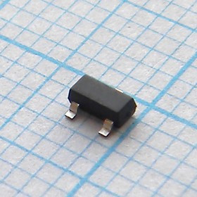 PDTA144ET,215, Цифровой биполярный транзистор PNP, 50 В, 0.1 А, 0.25 Вт, 180 МГц, 47 кОм+47 кОм