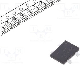 YBSM4001-YAN, Однофазный выпрямительный мост, Urmax 100В, If 4А, Ifsm 120А