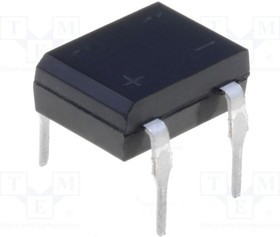 B380FD-DIO, Диодный мост: однофазный, 800В, If: 1А, Ifsm: 40А, DIL, THT