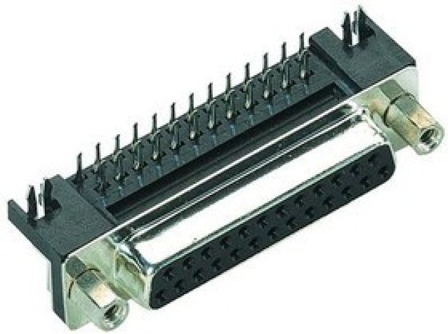 09683537612, D-Sub Standard Connectors D-SUB US 25F-EW 6,08