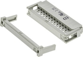 09185267813, Harting 26-Way IDC Connector Socket for Cable Mount, 2-Row