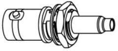 031-5787-T, RF Connectors / Coaxial Connectors BNC-RP BULKHEAD JACK RG-316 174