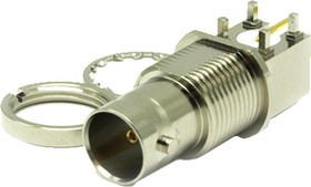 10-482-B36, jack PCB Mount BNC Connector, 75, SMD Termination, Right Angle Body
