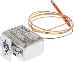 602021/0005-028-000-25- 1000-40-10-00- 00-000-00-6, Capillary Thermostat, +200°C Max, SPST, Automatic Reset, Panel Mount