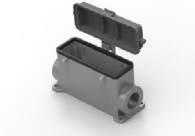 T1490240232-000, Heavy Duty Power Connectors Hood High Body M32 PG2x16 Side Entry T1490240232-000, Heavy Duty Power Connectors Hood High Body M32 PG2x16 Side Entry