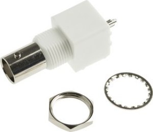 B6251G1-NPP3G-50, jack PCB Mount BNC Connector, 50, Through Hole Termination, Straight Body B6251G1-NPP3G-50, jack PCB Mount BNC Connector, 50, Through Hole Termination, Straight Body