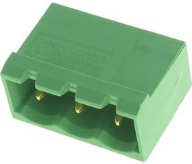 1748183, Pluggable Terminal Blocks 3 Pos 5.08mm pitch Through Hole Header