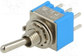 TSM202A2, Переключатель: тумблер; Пол: 2; DPDT; ON-ON; 3A/250ВAC; -25-85°C