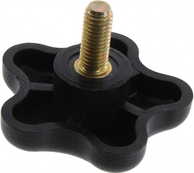 2980CZ, FIVE ARM/STAR CLAMPING KNOB, PP, 57MM