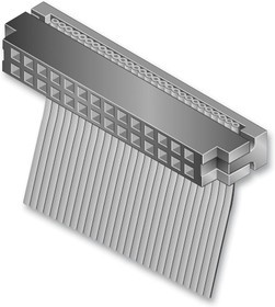 89947-720LF, Headers &amp; Wire Housings IDC Recept,20P,.76um Key, Friction Latch