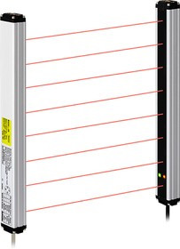 BW20-16 Инфракрасный многолучевой барьер безопасности, корпус металл, расстояние между лучами 20мм,