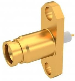 R222L10020, RF Connectors / Coaxial Connectors 2Hole-Fl Jack Recept Lim Detent C100