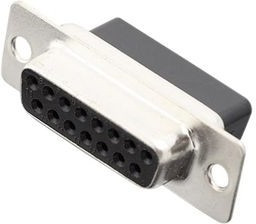 2101-0190-12, DA-15 D-Sub Connector, Socket, Crimp Terminal