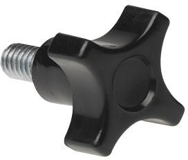 2810AG, Knobs &amp; Dials Clamping Four Arm 32x22x12