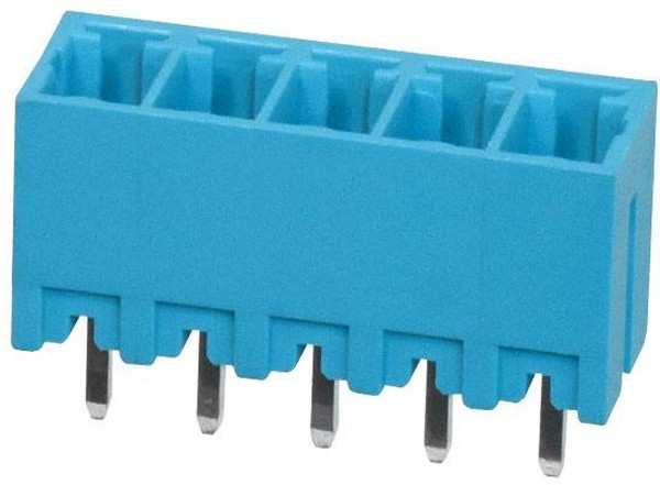 TBP02R2-381-05BE, Pluggable Terminal Blocks Terminal block, pluggable, 3.81, receptical, 5 pole, blue