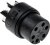 SA3244, Female Connector Insert 6 Way for use with Mini Buccaneer Connector