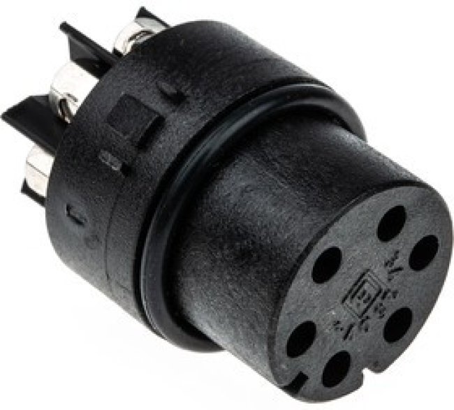 SA3244, Female Connector Insert 6 Way for use with Mini Buccaneer Connector