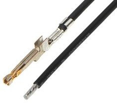 217471-1202, Rectangular Cable Assemblies ULTRA-FIT F-S 150MM 20 AWG LEADS BK Au