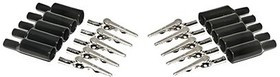 BU-P2240-0, Crocodile Clip, Nickel-Plated Steel Contact, 10A, Black BU-P2240-0, Crocodile Clip, Nickel-Plated Steel Contact, 10A, Black