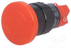 V16-11M-12R, Переключатель: кнопочный, Пол: 2, SPDT, 3A/250ВAC, 2A/24ВDC, IP40