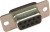 DE-9SF-N, 9 Way Panel Mount D-sub Connector Socket