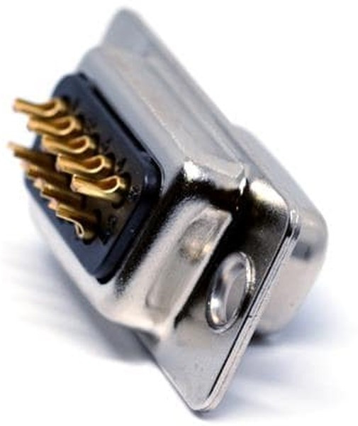 DE-9SF-N, 9 Way Panel Mount D-sub Connector Socket