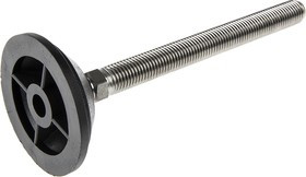 A095/001, M16 PA Reinforced Nylon Adjustable Foot, 1500kg Static Load Capacity 10° Tilt Angle