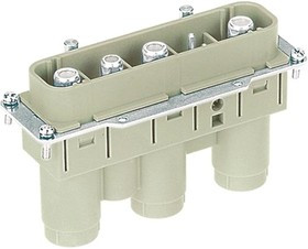 09380052601, Heavy Duty Power Connector Insert, 200A, Male, HAN K, High Current Connectors Series, 3 Contacts