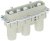 09380052601, Heavy Duty Power Connector Insert, 200A, Male, HAN K, High Current Connectors Series, 3 Contacts 09380052601, Heavy Duty Power Connector Insert, 200A, Male, HAN K, High Current Connectors Series, 3 Contacts