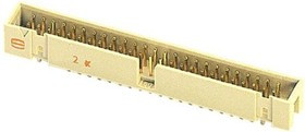 09 19 514 7324, Pin Header, прямой, Wire-to-Board, 2.54 мм, 2 ряд(-ов), 14 контакт(-ов), Сквозное Отверстие