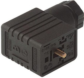 GMN 209 NJ, Прямоугольный разъем питания, черный, 2 контакт(-ов), GDM, Монтаж на Кабель, Винт, Гнездо