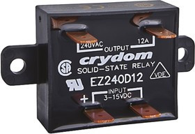 EZE240D18, EZ Series Solid State Relay, 18 A Load, Panel Mount, 280 V rms Load, 32 V dc Control