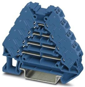 3270172, DIN Rail Terminal Blocks FTRV 4 BU/BU