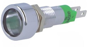 SMLD 08214, Индикат.лампа: LED, плоский, 24-28ВDC, 24-28ВAC, Отв: d8,2мм, IP67 SMLD 08214, Индикат.лампа: LED, плоский, 24-28ВDC, 24-28ВAC, Отв: d8,2мм, IP67