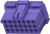 5-968975-1, Корпус Автомобильного Разъема, MCP 2.8, Гнездо, 21 вывод(-ов)