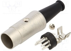 NYS322, Circular DIN Connectors MALE 5-PIN CABLE REAN