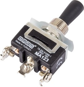MA213 (MA123), Тумблер ON-OFF-ON (16A 250VAC) 3P