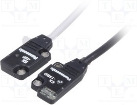 EX-13B, Датчик: оптоэлектронный, Дальность: 0-500мм, NPN, DARK-ON, 50мА