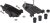 5748678-1, AMPLIMITE Series ABS D Sub Backshell, 9 Way 5748678-1, AMPLIMITE Series ABS D Sub Backshell, 9 Way