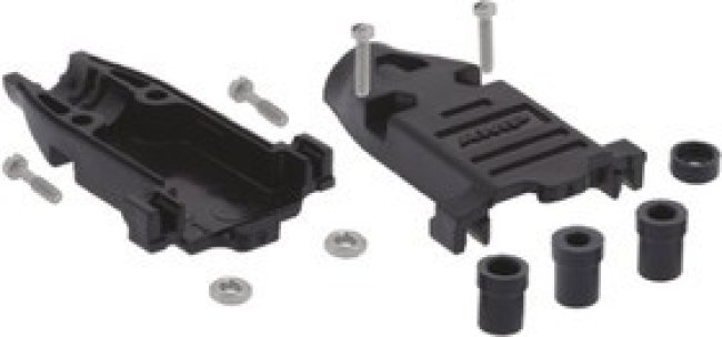 5748678-1, AMPLIMITE Series ABS D Sub Backshell, 9 Way 5748678-1, AMPLIMITE Series ABS D Sub Backshell, 9 Way