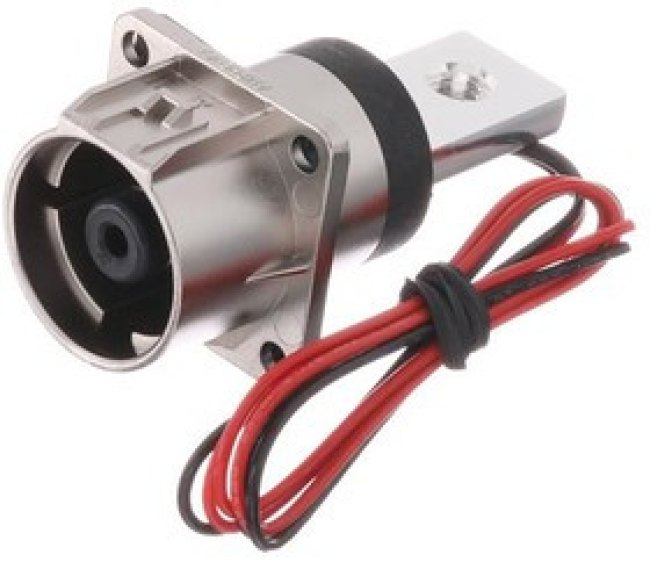 PL00Y-301-10M8, Heavy Duty Power Connectors PowerLok 10mm 1POS Rcpt Lug, Blk ScrwHl