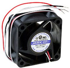 KF0420B1HS-R, вентилятор 12В 40х40х20мм 7500 об/мин подшипник качения с сигналом тахометра